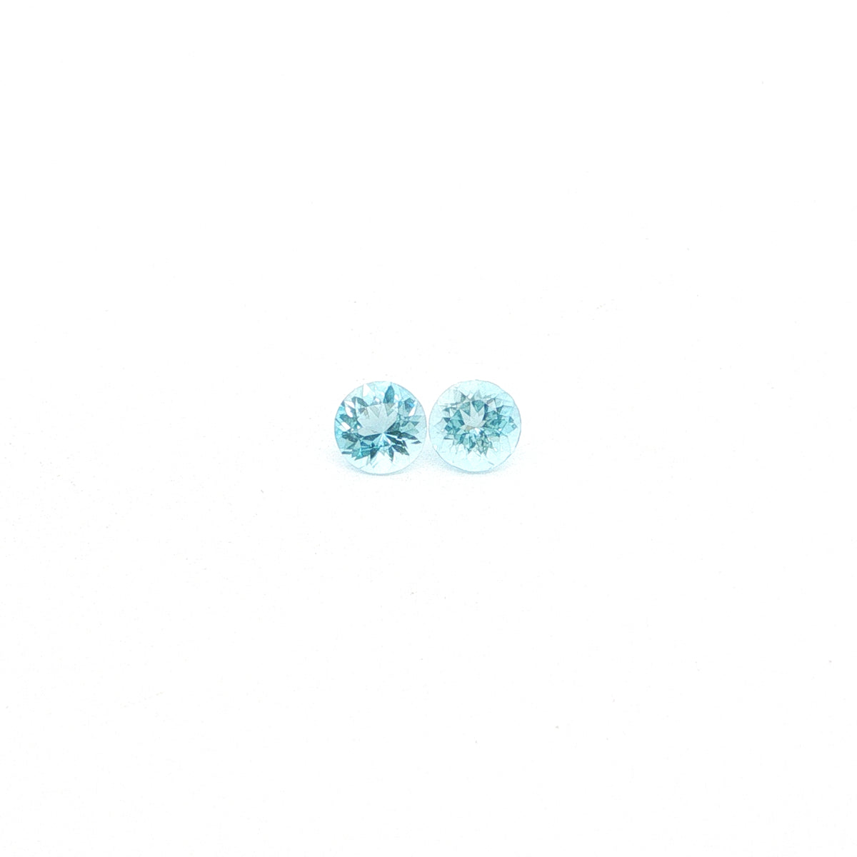 Madagascar Aquamarine Round Matched Pair 1.13ct (N) 5.5mm