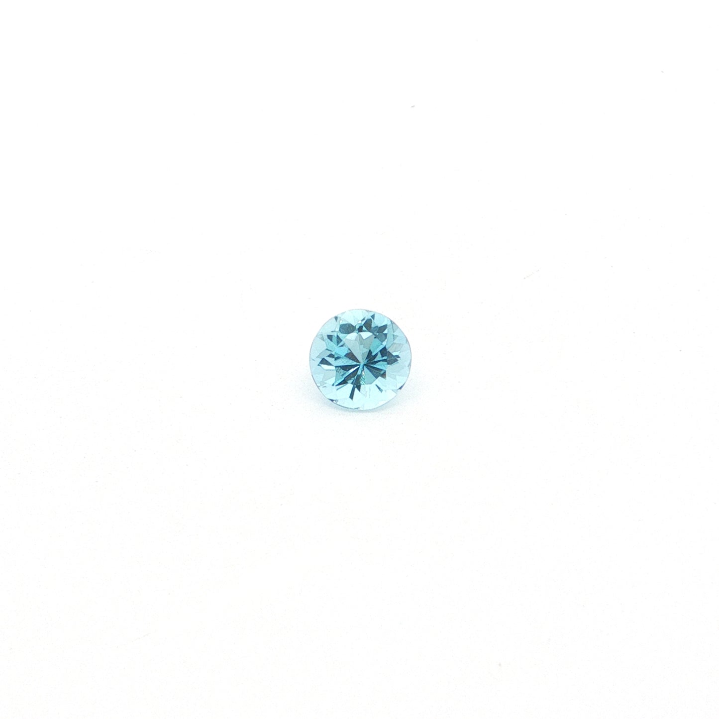 Aquamarine Round 1.17ct (H) 6.8mm 350pct