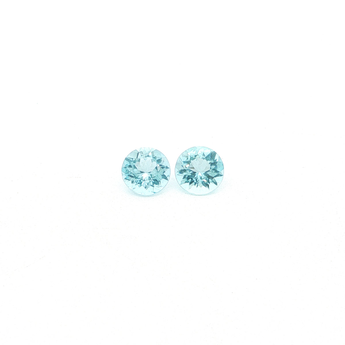 Aquamarine Round Matched Pair 2.20ct (N) 7mm (2)