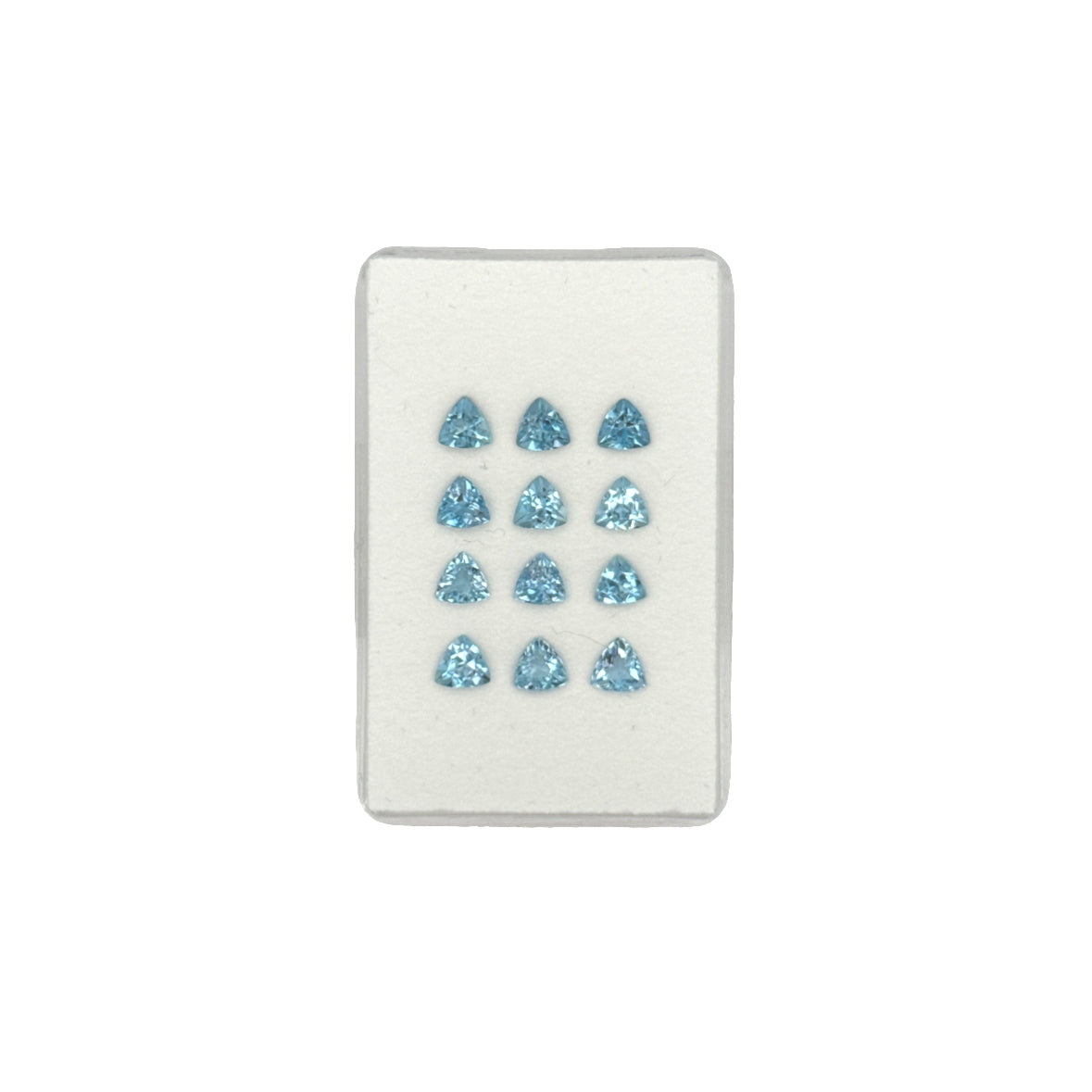 Santa Maria Aquamarine Trillion 4.80ct (H) 5mm Suite of 12 500pct