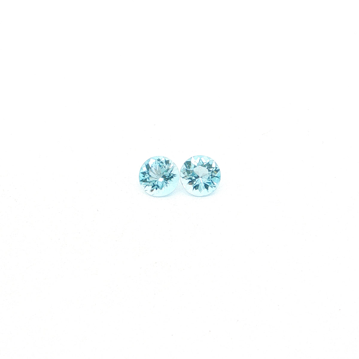 Madagascar Aquamarine Round Matched Pair 1.03ct (N) 5.5mm