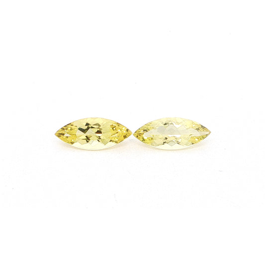 Beryl Marquise Matched Pair 3.49ct (H) 14.25x5.94mm 50pct