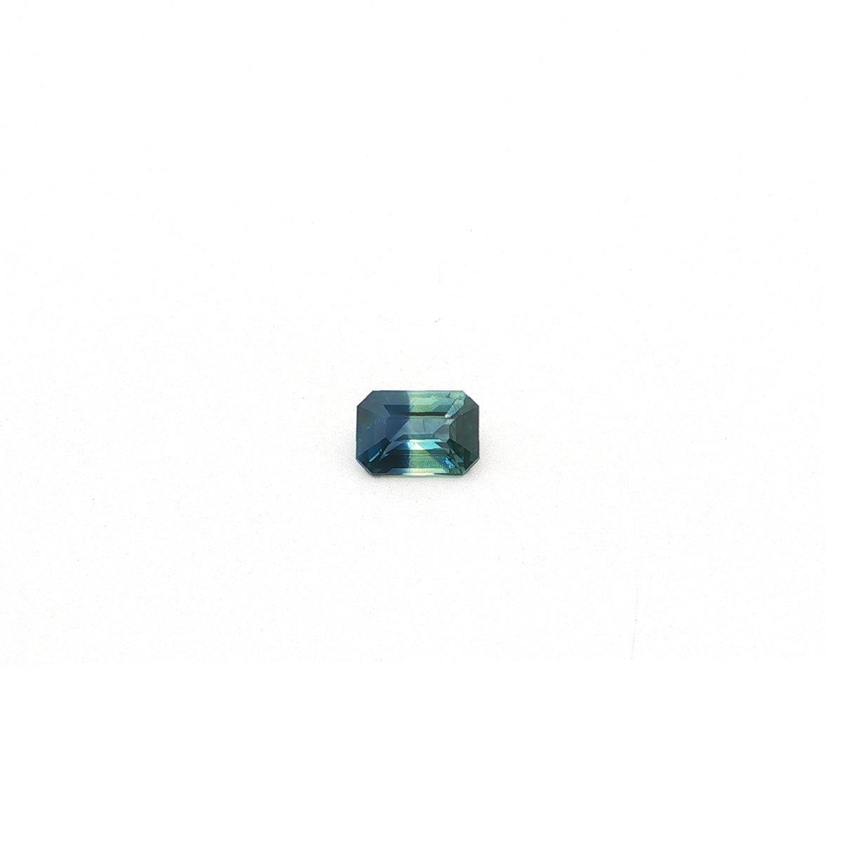 Bicolor Blue Sapphire Emerald Cut 1.50ct (N) 7.81x5.42mm