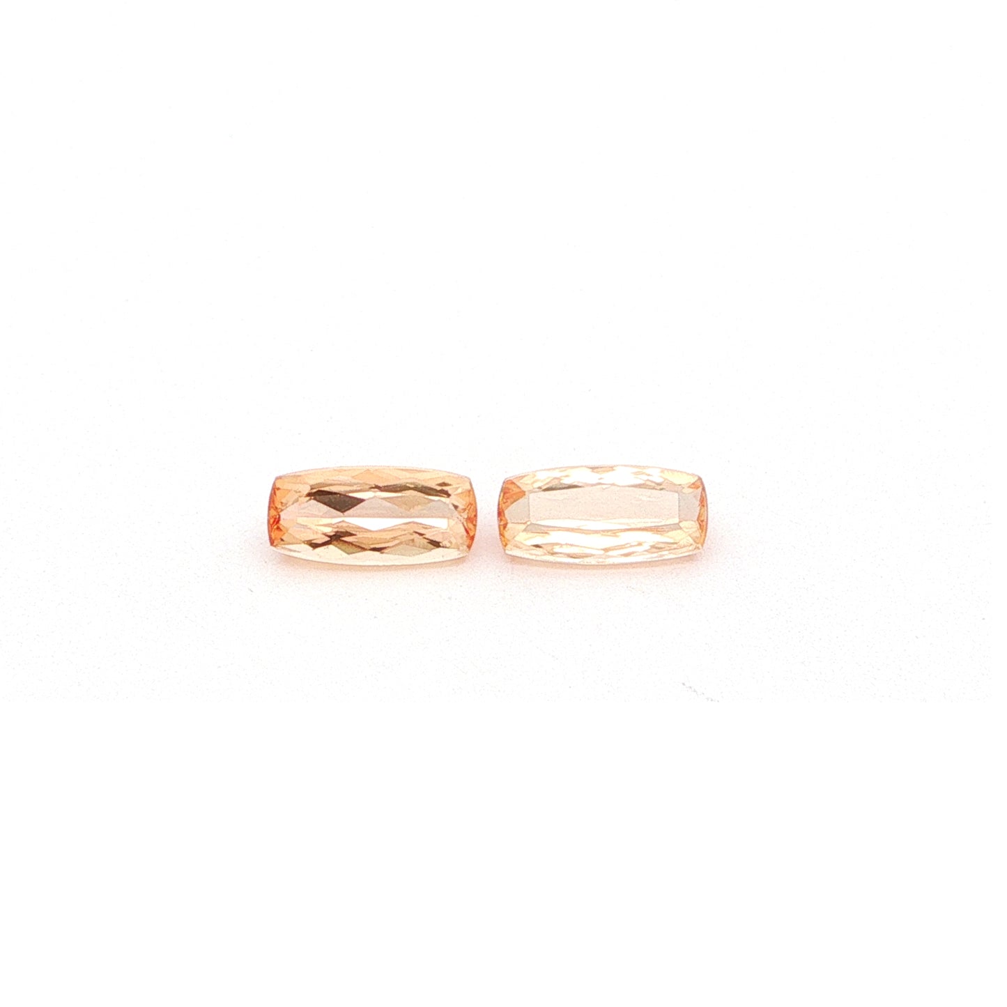 Imperial Topaz Cushion Matched Pair 2.49ct (N) 9x4.3mm 400pct
