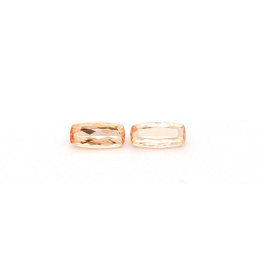 Imperial Topaz Cushion Matched Pair 2.49ct (N) 9x4.3mm 400pct