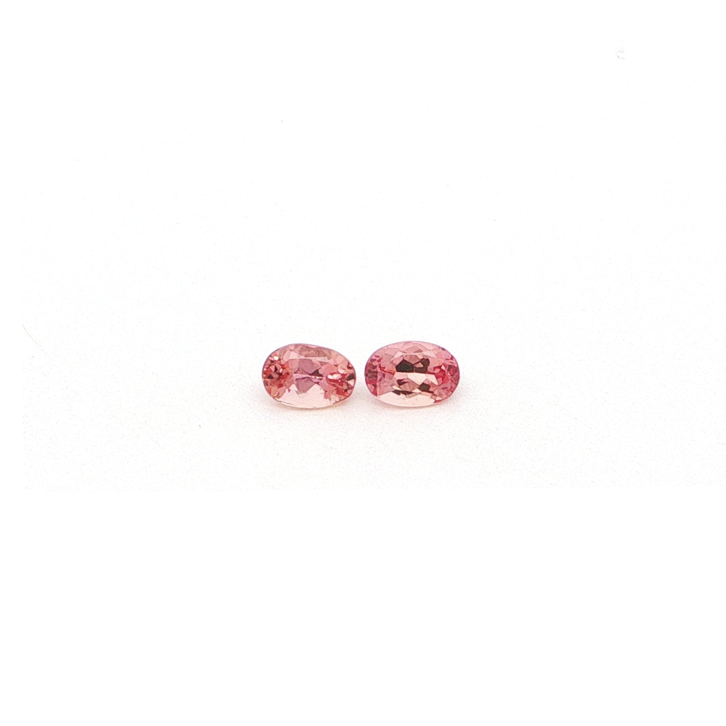 Pink Topaz Oval Matched Pair 1.26ct (N) 6x4mm 700pct