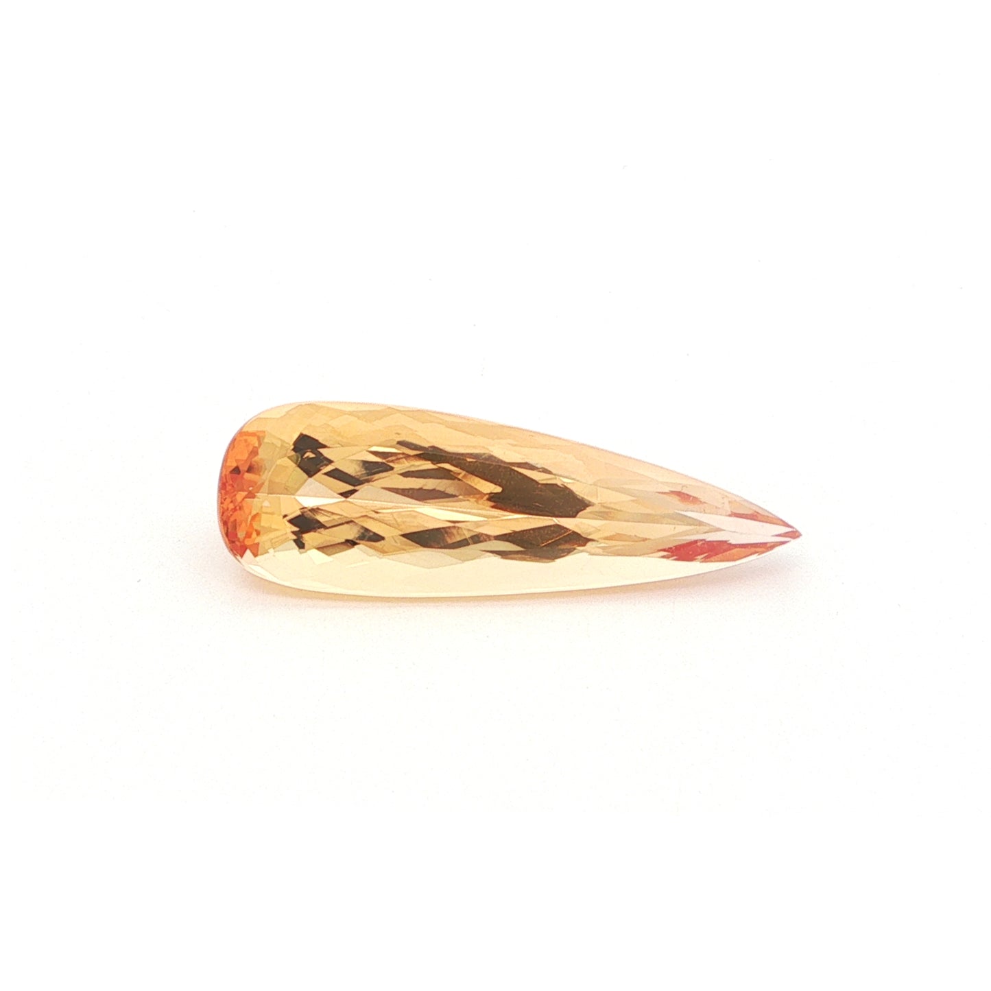 Imperial Topaz Pear Shape 11.47ct (N) 27.6x9mm 600pct
