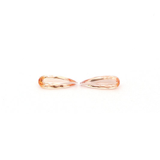 Imperial Topaz Pear Shape Matched Pair 2.30ct (N) 12x4mm 400pct