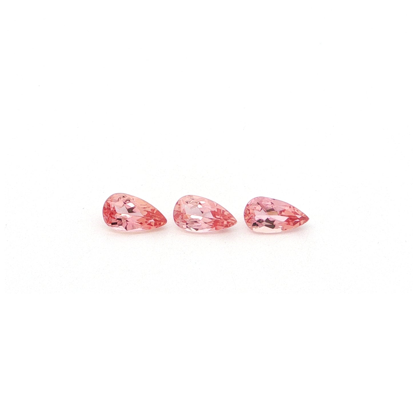 Pink Topaz Pear Shape 1.88ct (N) Suite of 3 700pct