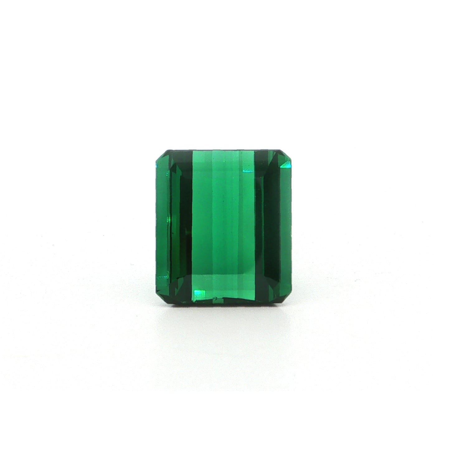 Green Tourmaline Emerald Cut 9.74ct (H) 13.75x12.13mm 350pct