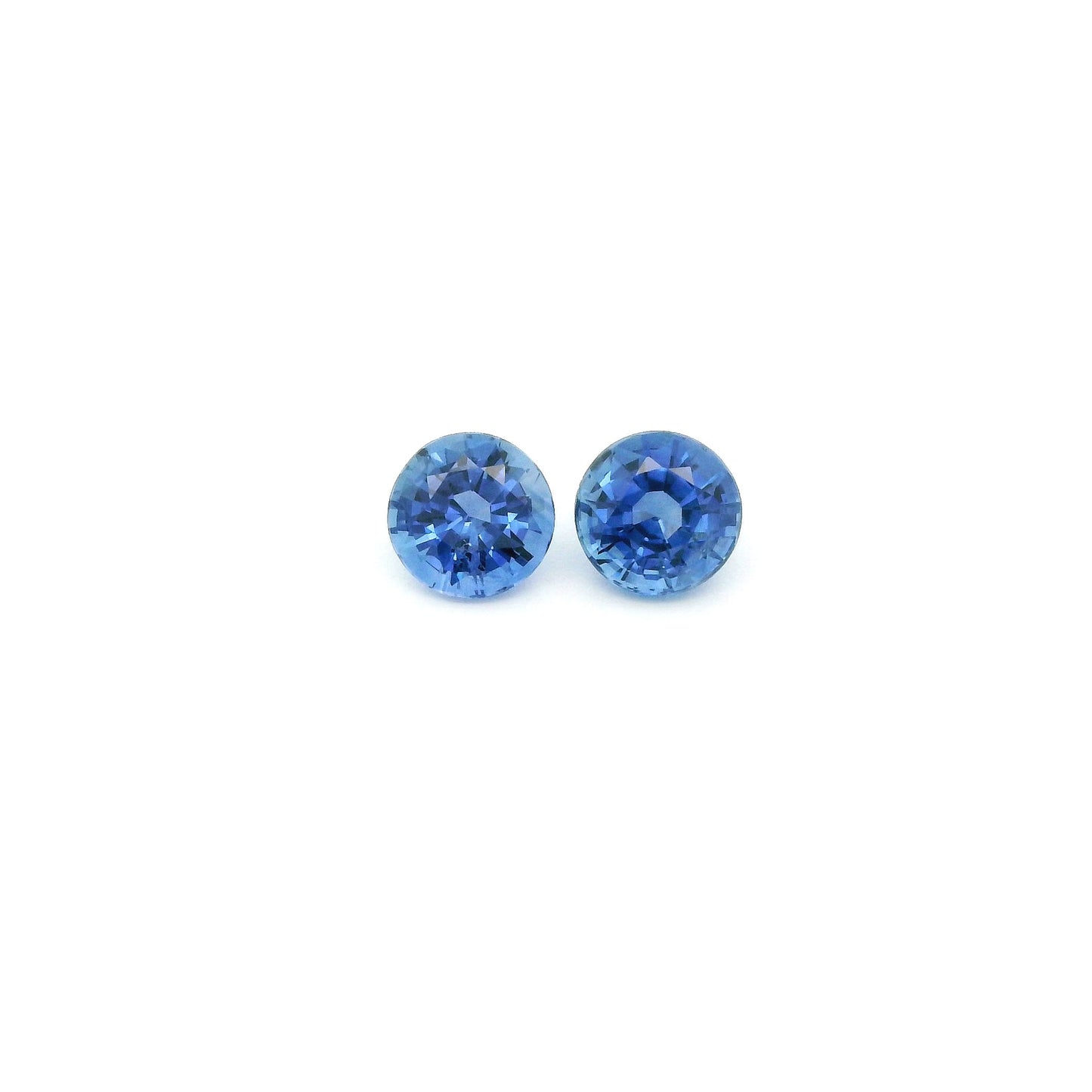 Blue Sapphire Round Matched Pair 0.52ct (H) 3.8mm 400pct