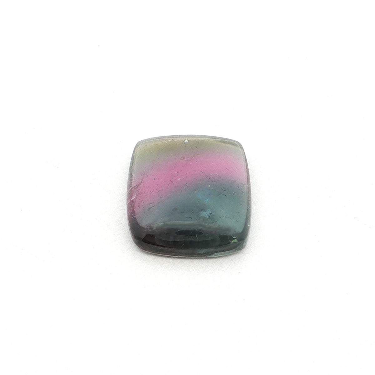 Bicolor Tourmaline Cabochon 10.93ct (H) 16.4x13.74mm