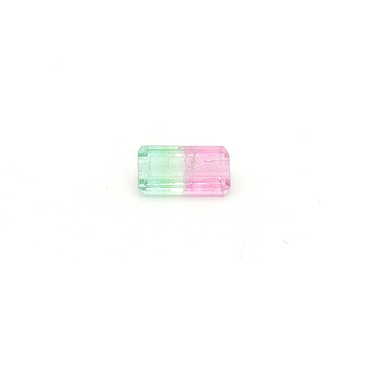 Bicolor Tourmaline Emerald Cut 4.21ct (N) 12.90x6.99mm 225pct