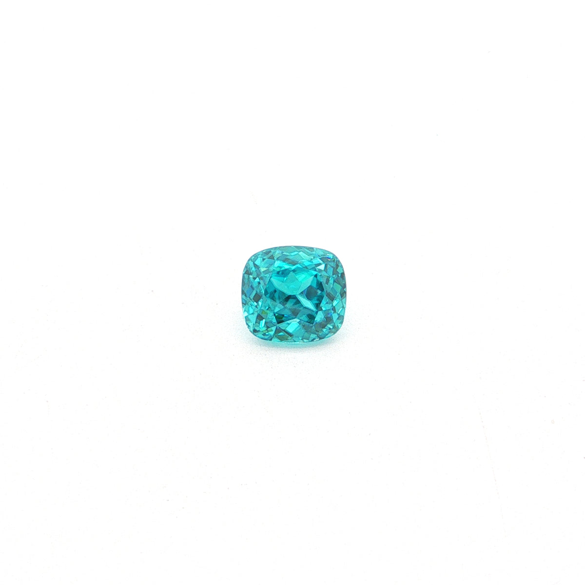 Cambodian Blue Zircon Cushion 4.87ct (H) 8.7x8.1mm