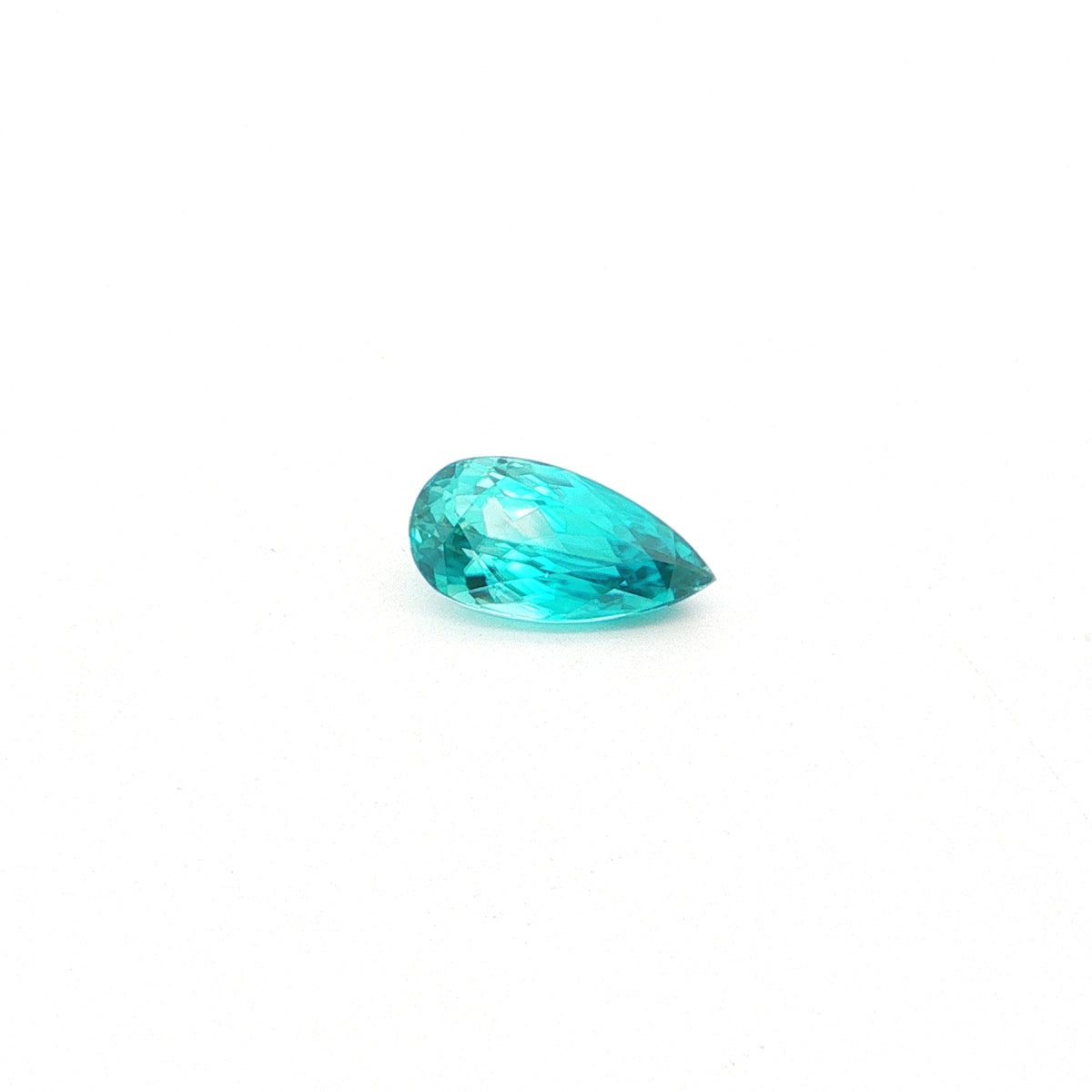Cambodian Blue Zircon Pear Shape 4.99ct (H) 13.66x7.05mm
