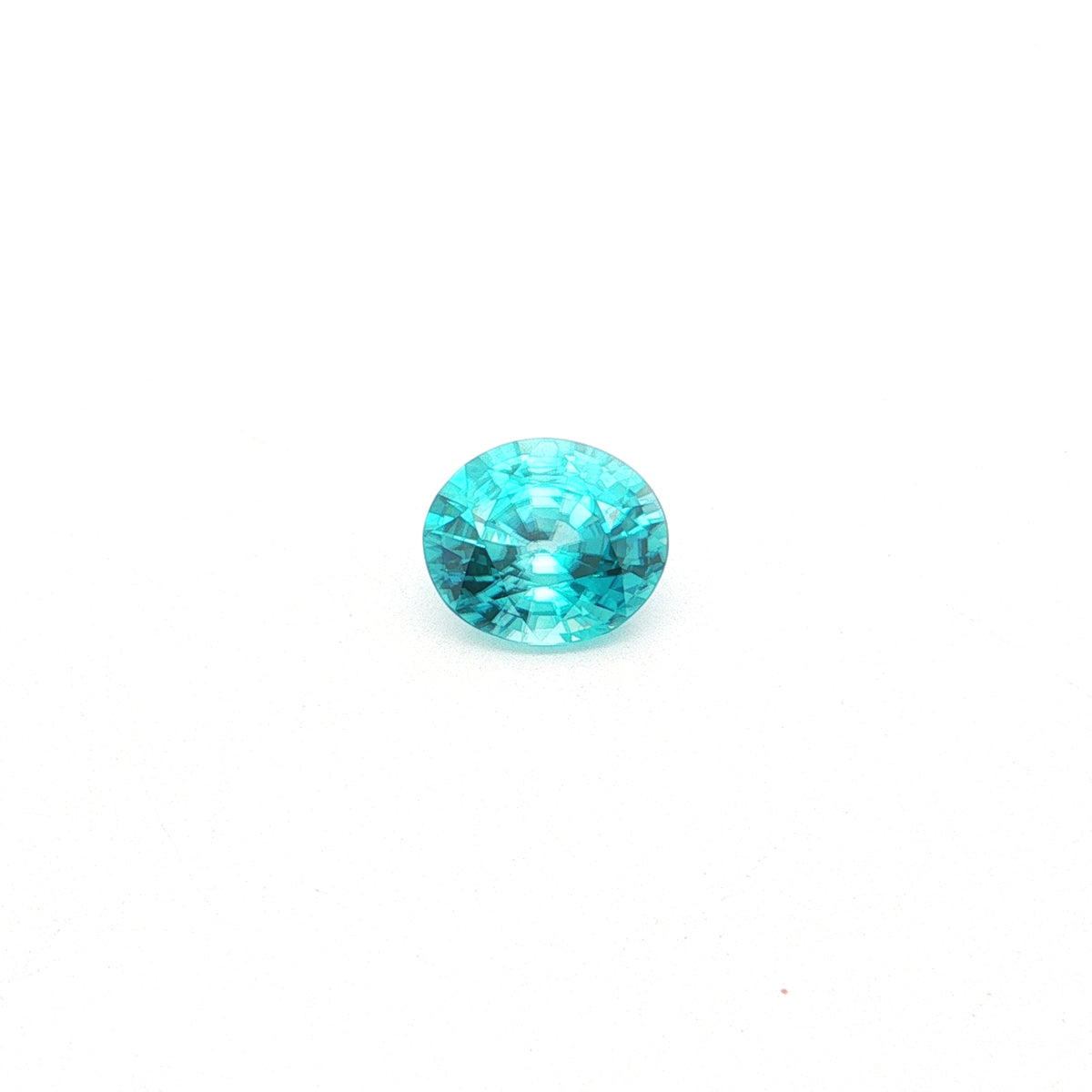Blue Zircon Oval 5.76ct (H) 11.1x9.6mm