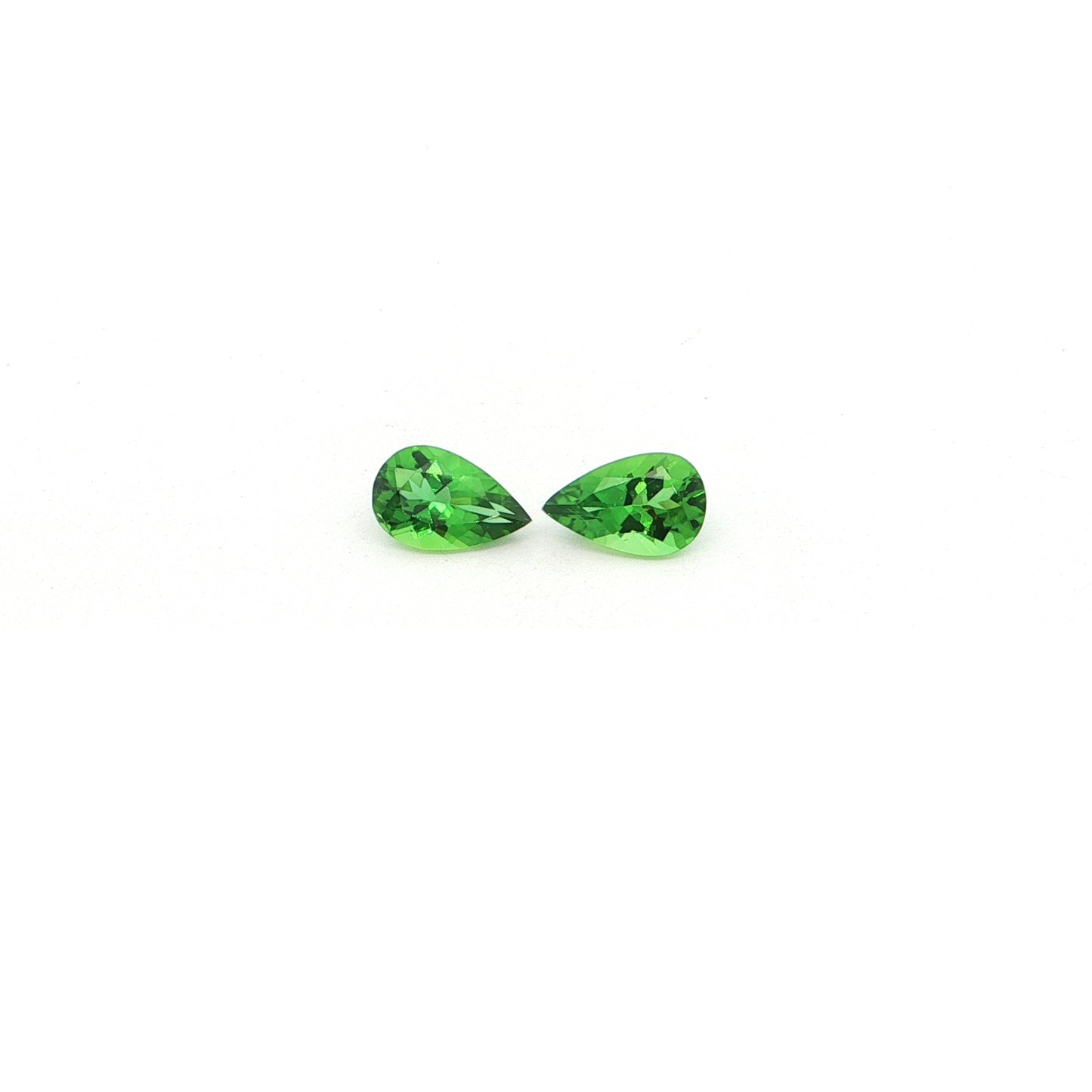 Chrome Tourmaline Pear Shape Matched Pair 1.49ct (H) 8x5mm 490pct