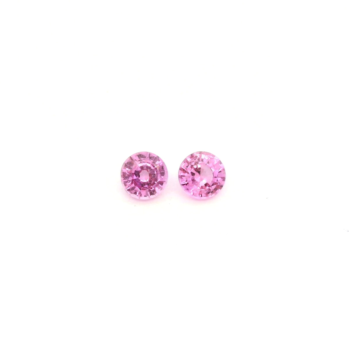 Pink Sapphire Round Matched Pair 1.65ct (H) 5.5mm