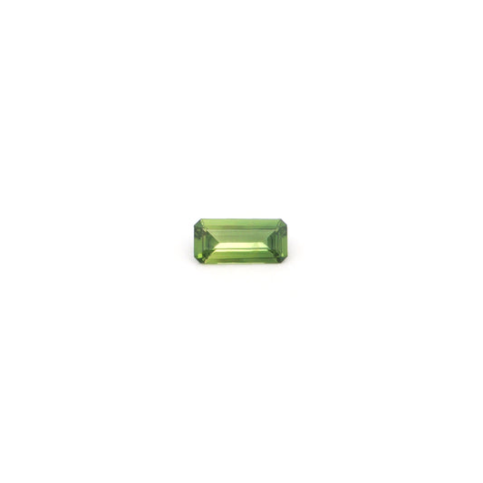 Green Sapphire Emerald Cut 1.23ct (N) 9.5x4.6mm 490pct
