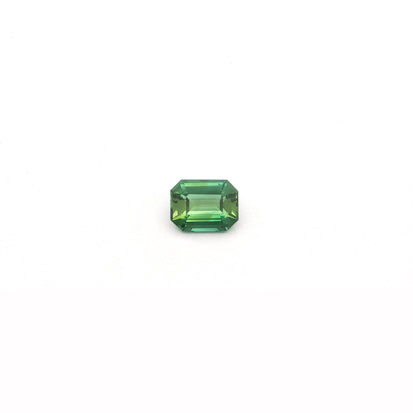 Green Sapphire Emerald Cut 2.00ct (H) 8.2x6.2mm 750pct