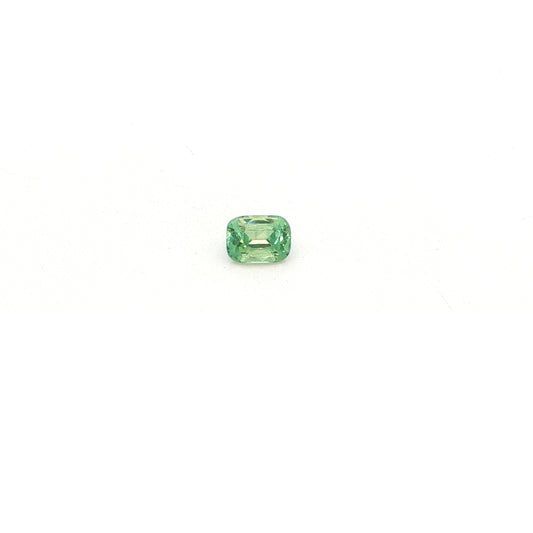 Green Sapphire Cushion 1.13ct (H) 6.5x4.8mm 450pct