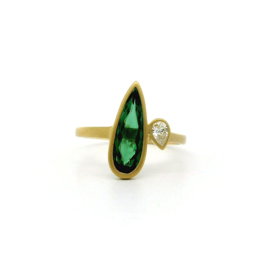 GT/DM PS 2ST RI 1.04/.13CT 18KY SZ6.5 KC91460