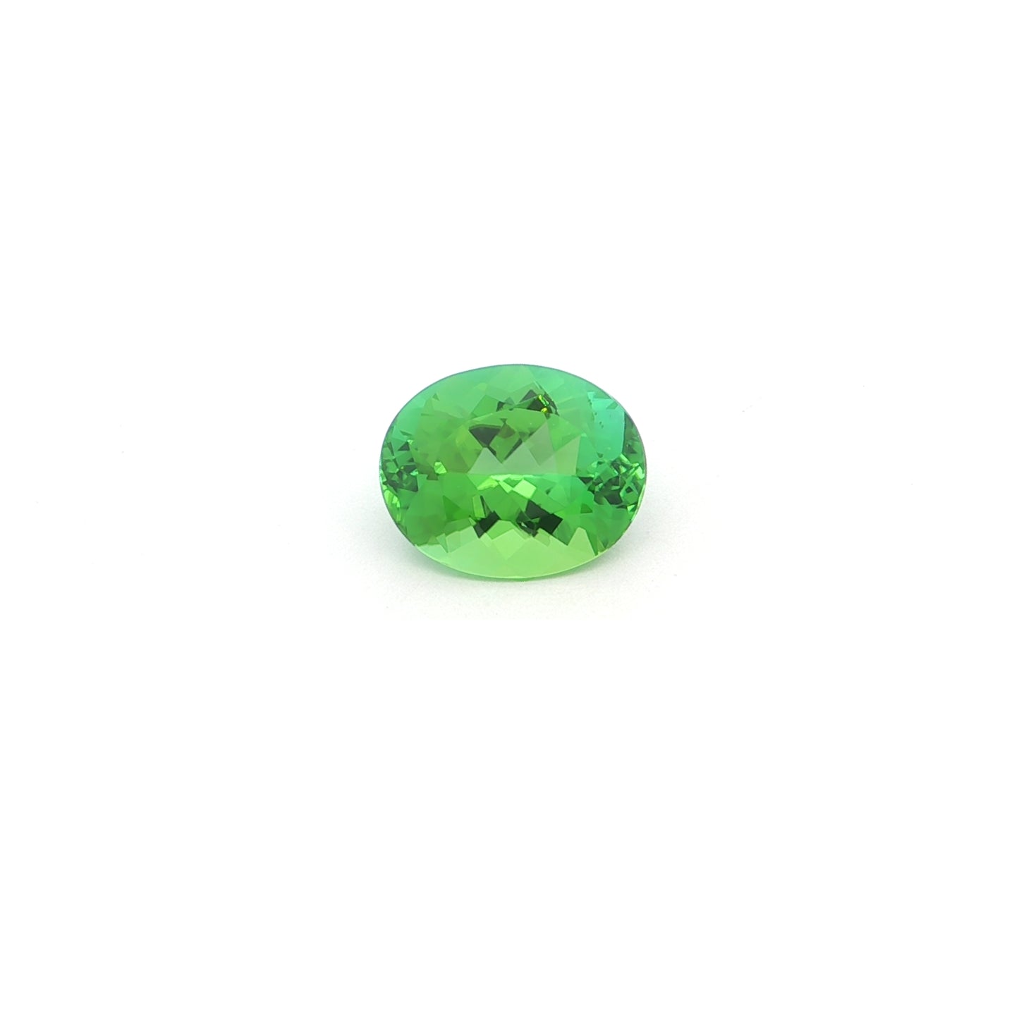 Green Tourmaline Oval 5.77ct (H) 12.96x10.36mm 550pct