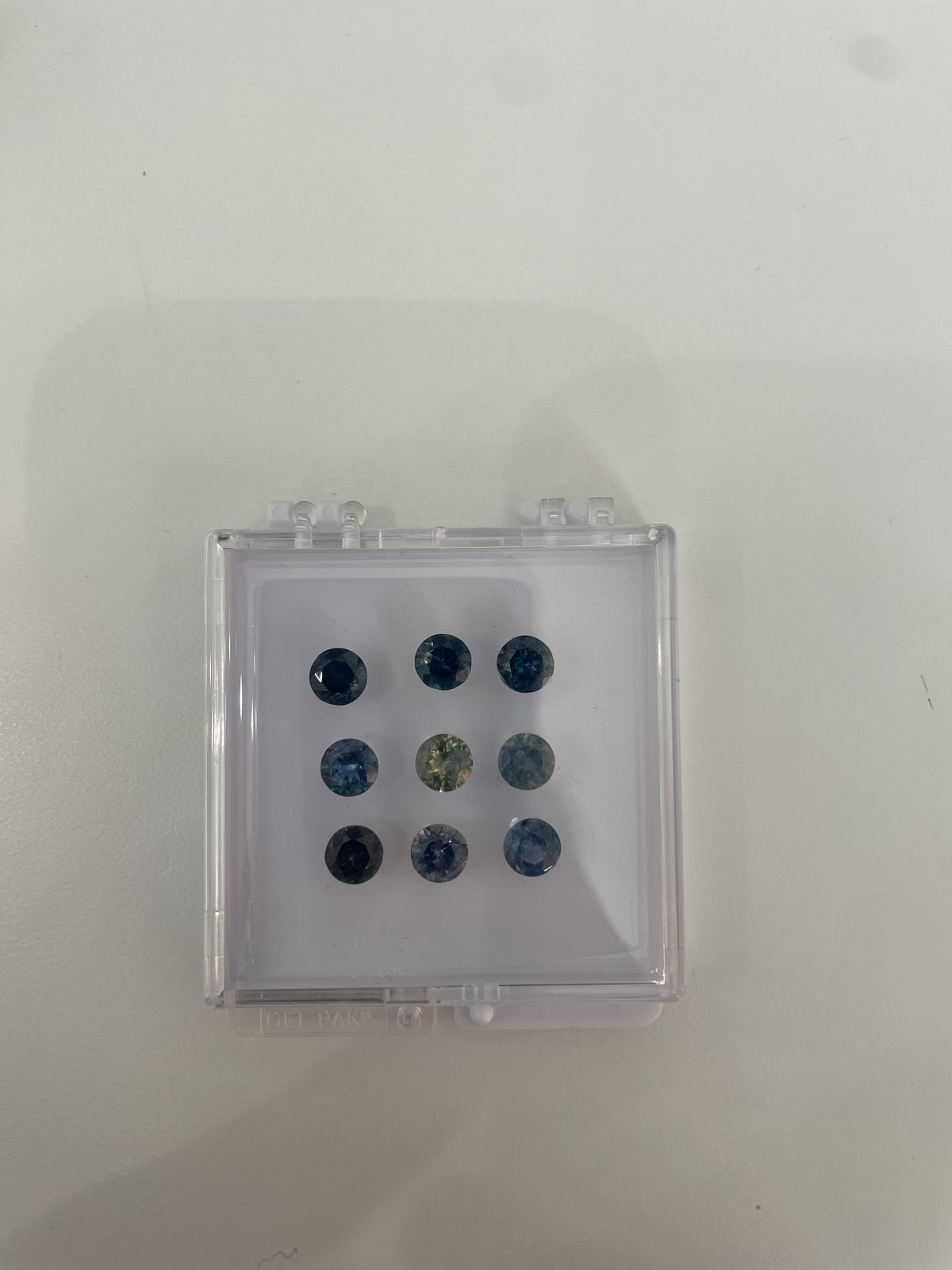 Montana Sapphire Round 11.79ct (H) 6.5mm Suite of 9