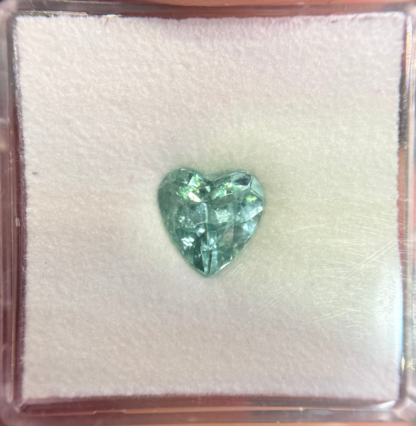 Blue Tourmaline Heart 1.40ct (H) 7.39x7.33mm 390pct