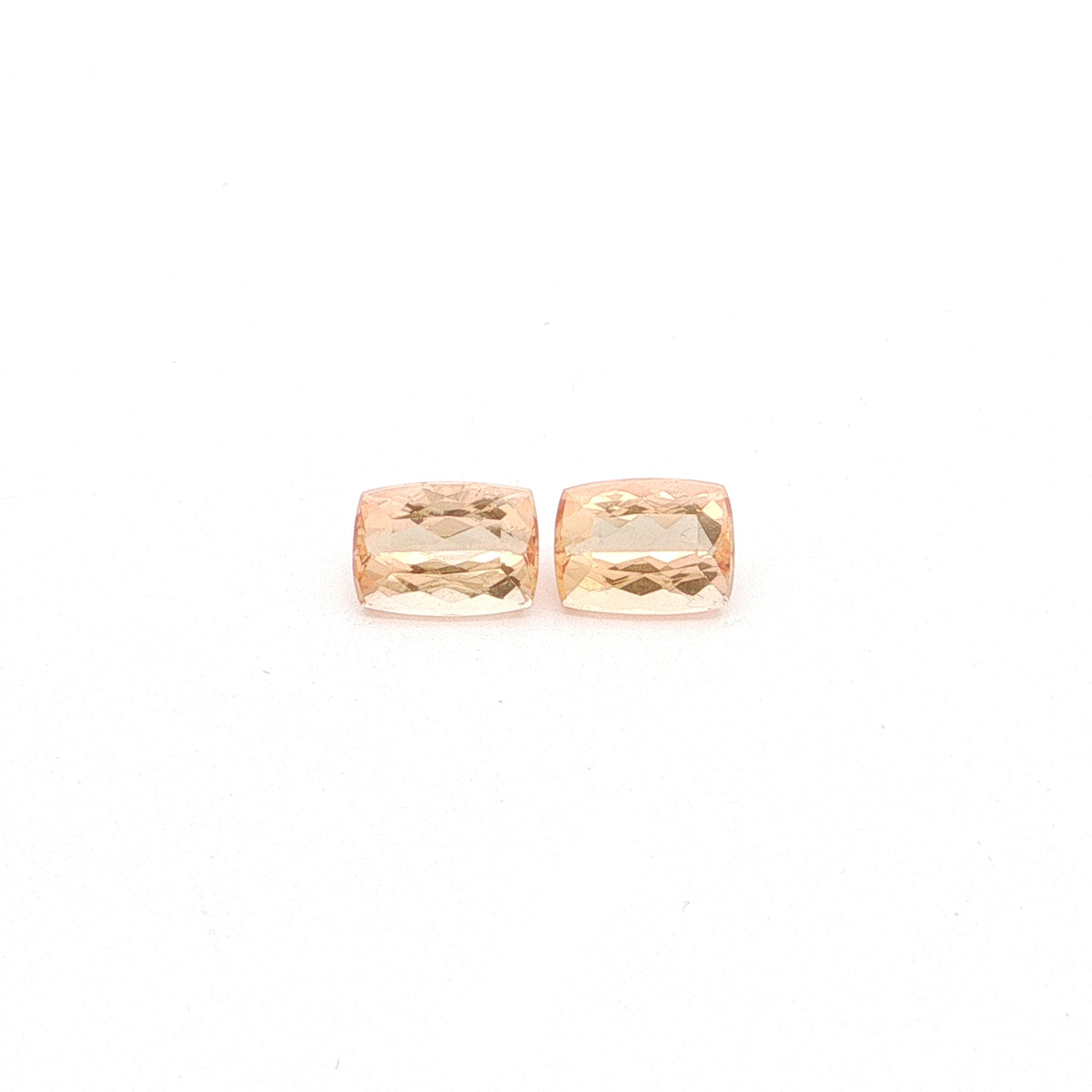 Imperial Topaz Cushion Matched Pair 4.35ct (N) 8x6mm