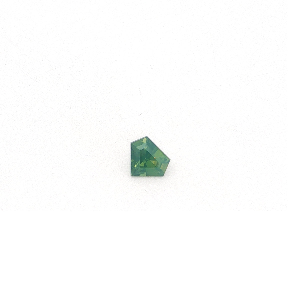 Opalescent Teal Sapphire Kite 1.12ct (H) 7.07x5.95mm