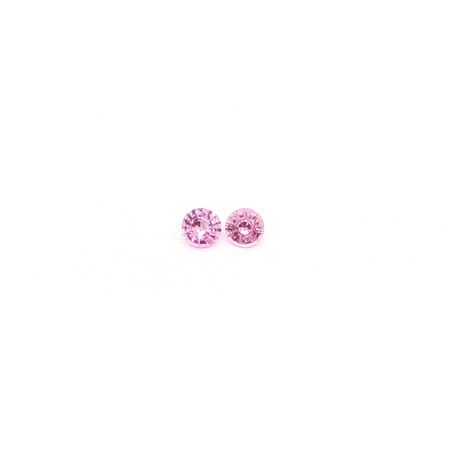 Pink Sapphire Round Matched Pair 0.51ct (H) 4.0mm 450pct