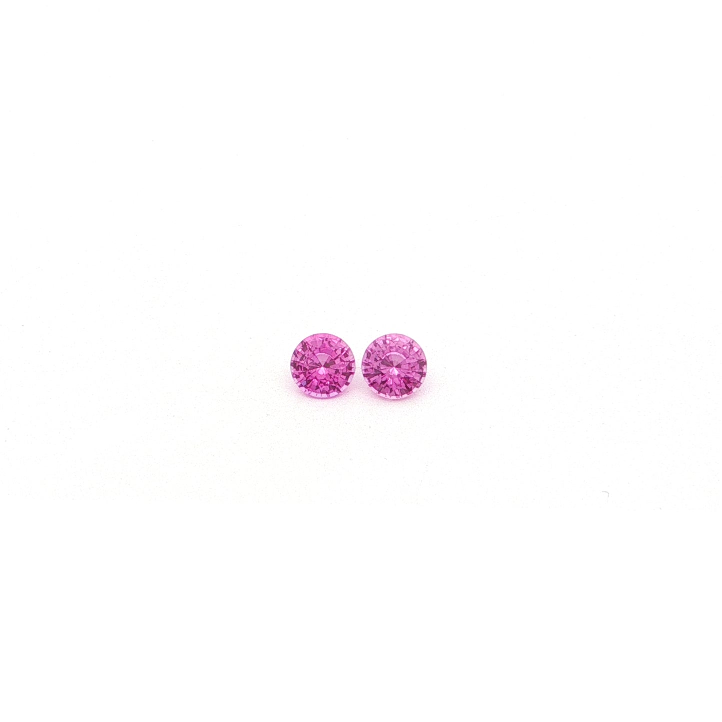 Pink Sapphire Round Matched Pair 0.89ct (H) 4.5mm 600pct