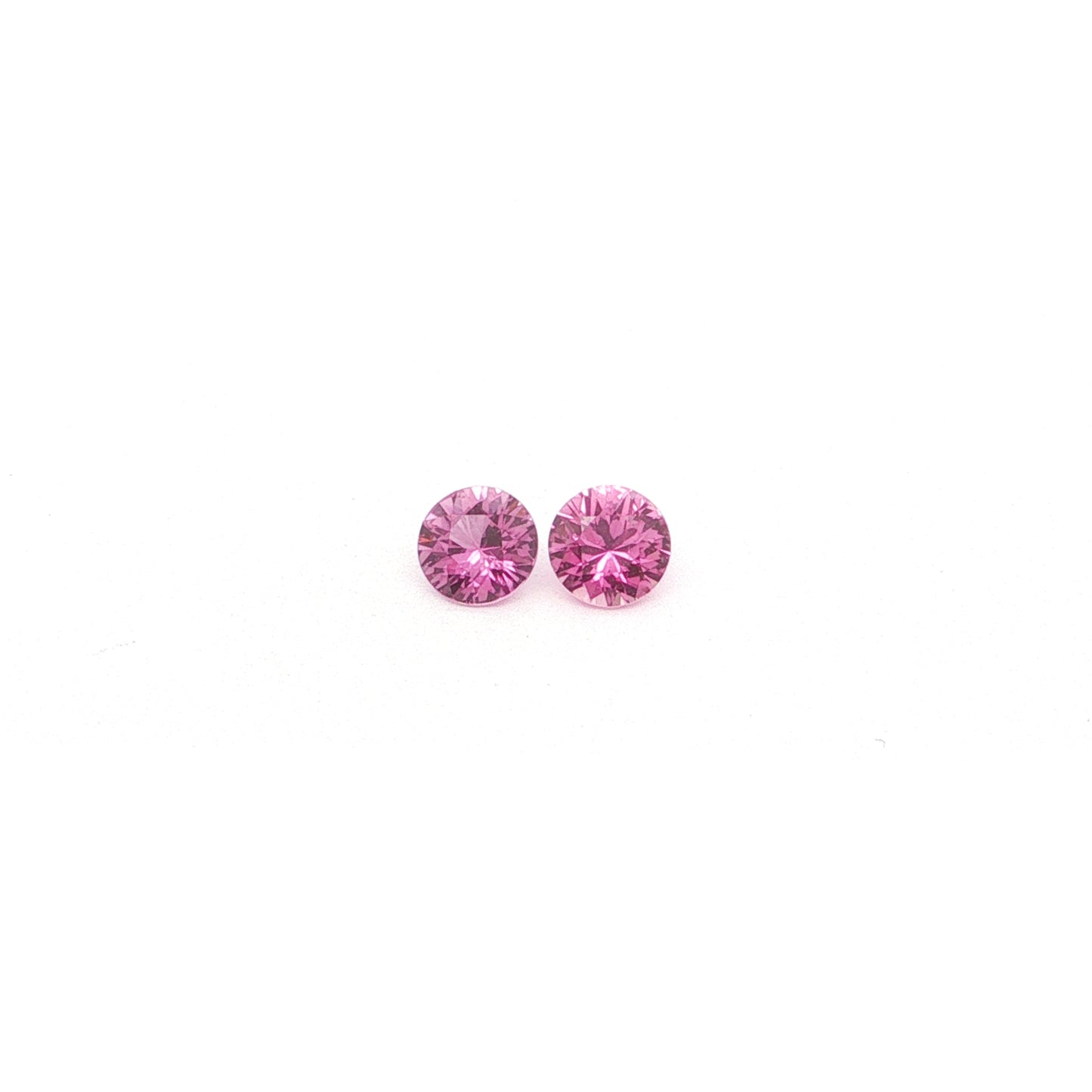 Pink Sapphire Round Matched Pair 1.45ct (H) 5.5mm 850pct