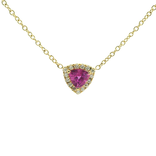 PSA TR HALO NK 1.00 .15CT 18KY KC91720
