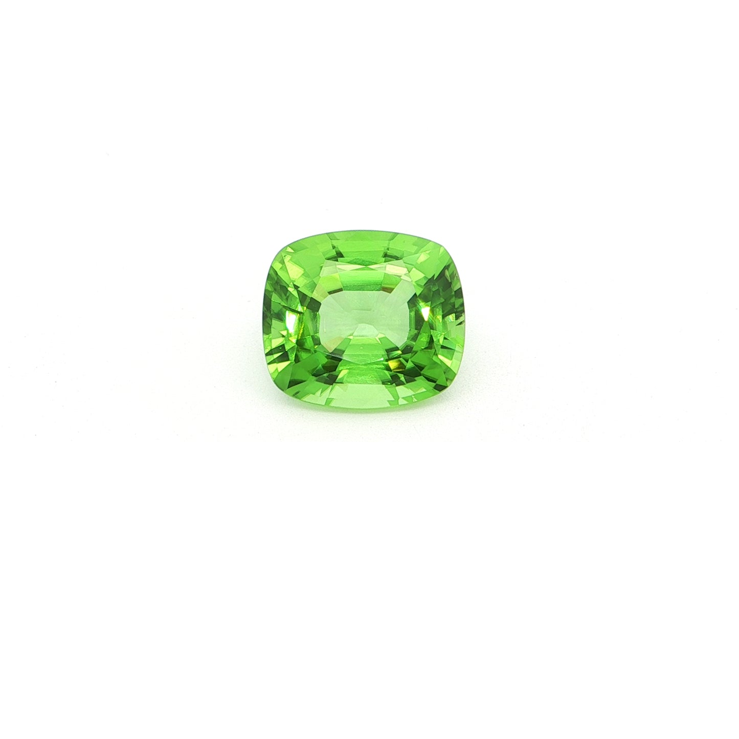 Peridot Cushion 10.42ct (N) 14.31x12.59mm 250pct