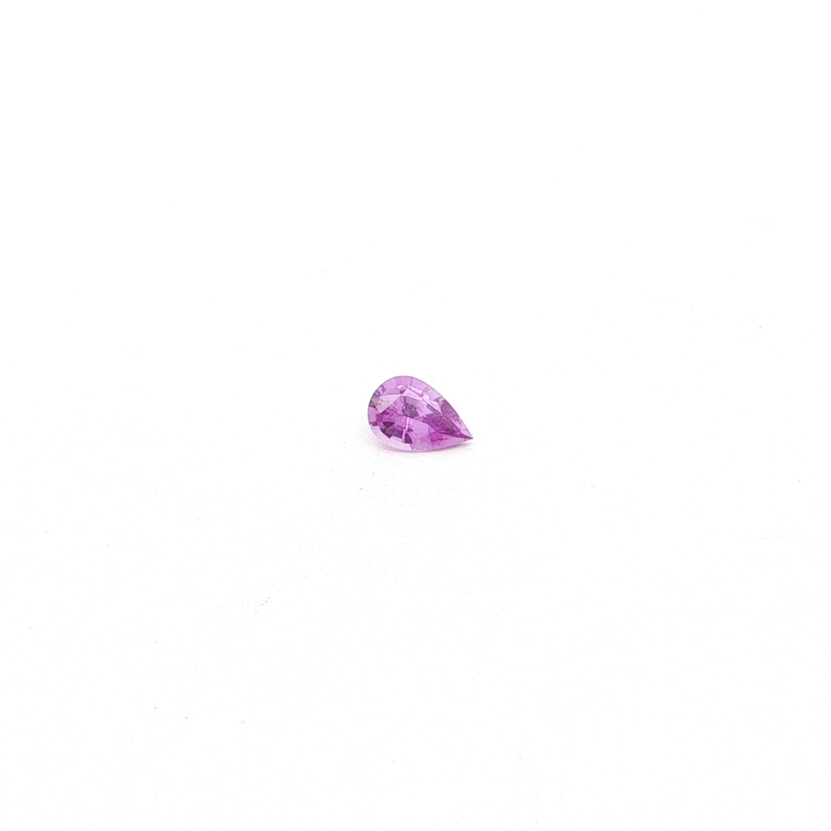 Purple Sapphire Pear Shape 0.48ct (H) 6.45x4.3mm
