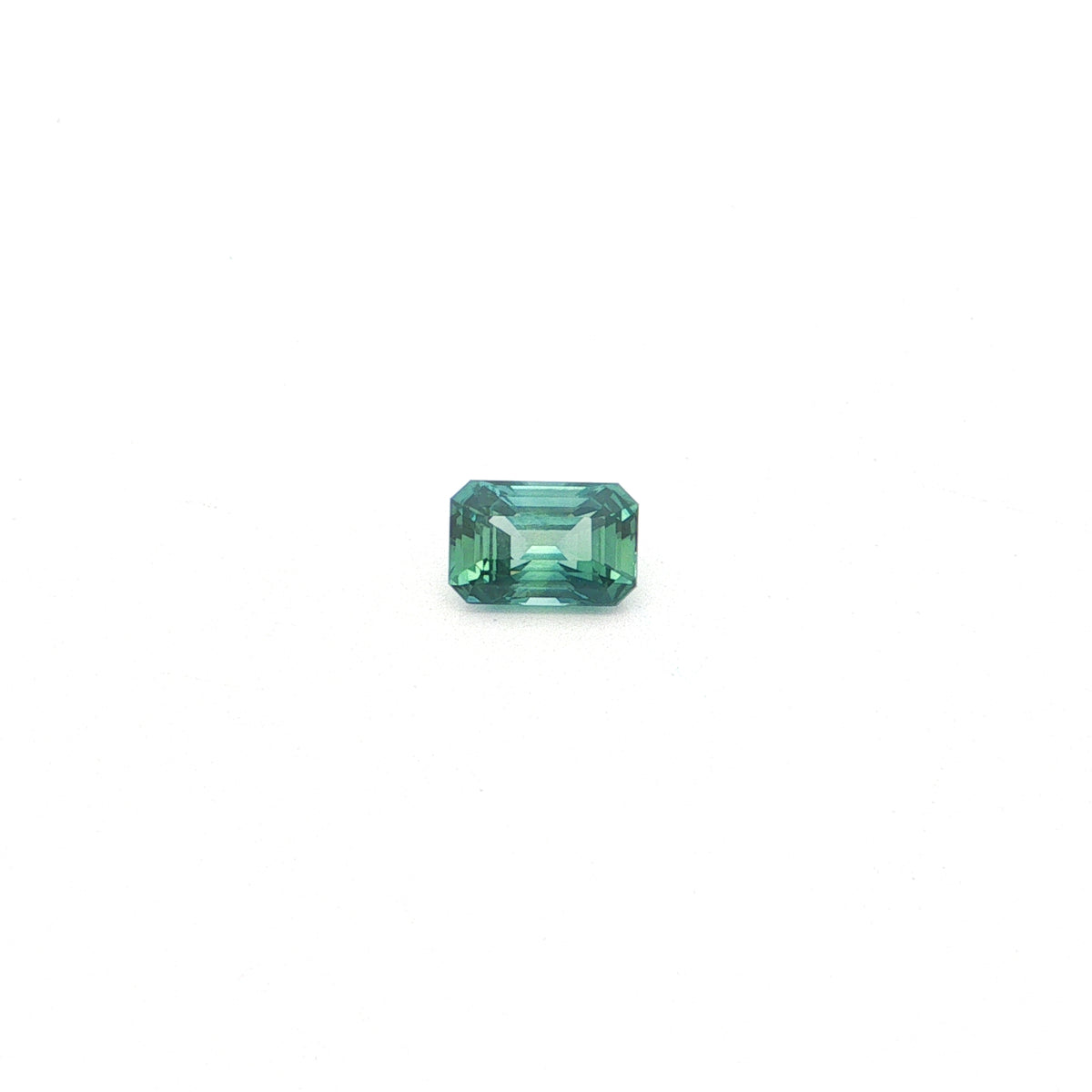 Teal Sapphire Emerald Cut 2.02ct (N) 8.43x5.6mm (2)