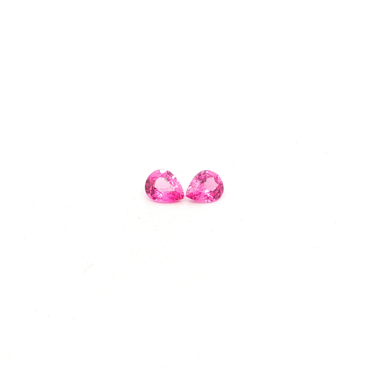 Pink Spinel Pear Shape Matched Pair 0.79ct (N) 5.5x4.35mm