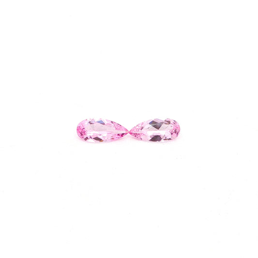 Vietnamese Pink Spinel Pear Shape Matched Pair 1.79ct (N) 10x4.6mm