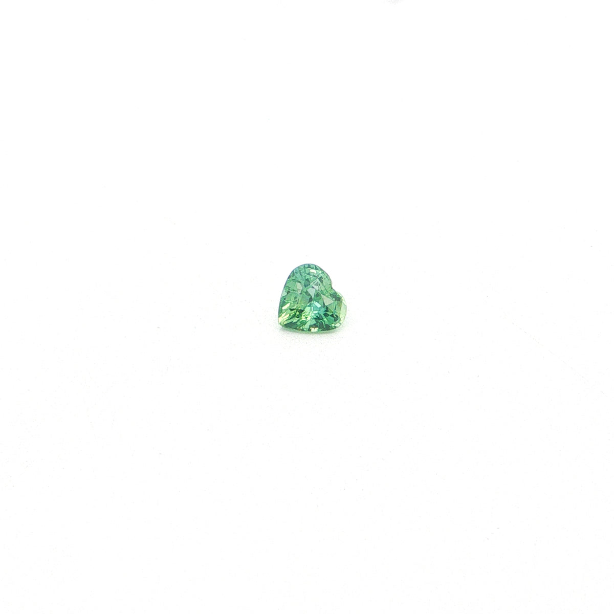 Teal Sapphire Heart 1.07ct (H) 6x6.41mm