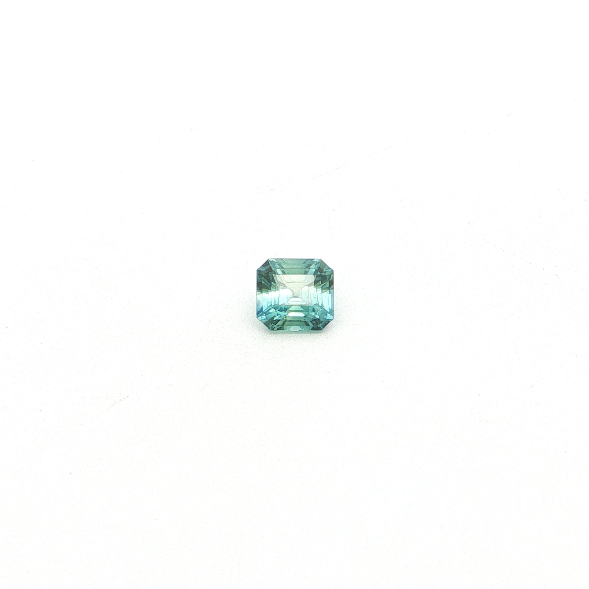 Madagascar Teal Sapphire Emerald Cut 1.54ct (H) 6.42x6.19mm