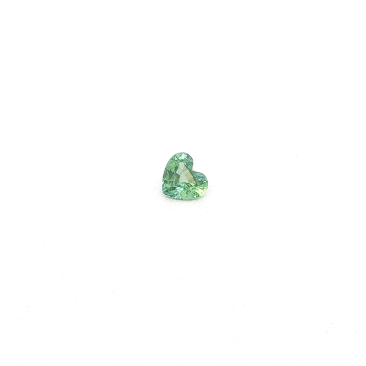 Teal Sapphire Heart 1.06ct (H) 6.7x6mm