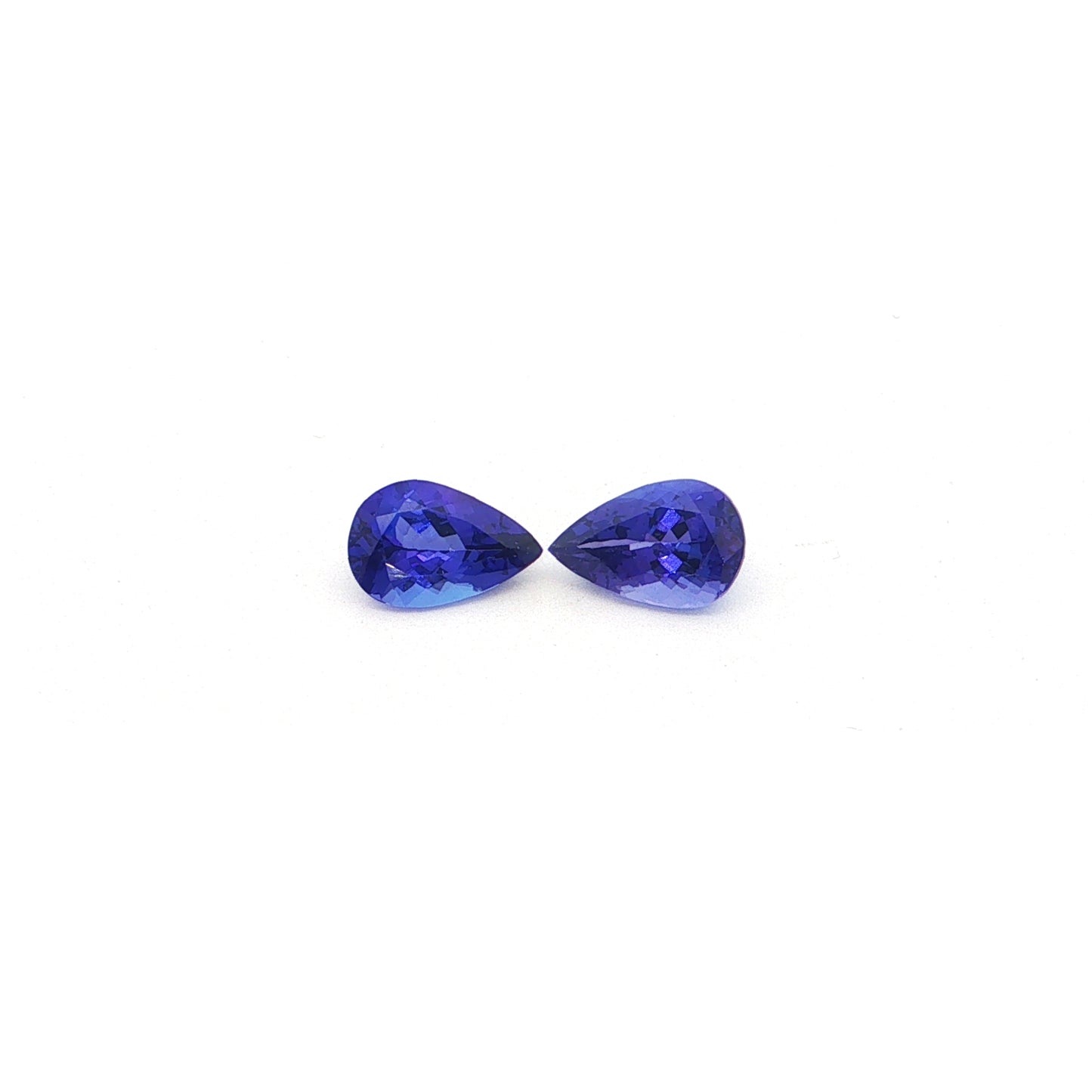 Tanzanite Pear Shape Matched Pair 2.90ct (H) 9x6mm 390pct