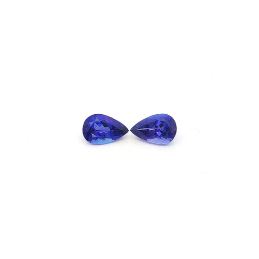 Tanzanite Pear Shape Matched Pair 2.90ct (H) 9x6mm 390pct