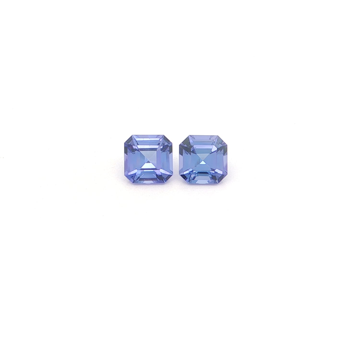 Tanzanite Emerald Cut Matched Pair 1.95ct (H) 5.8mm 450pct