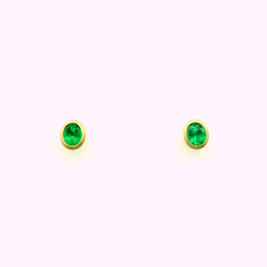 EM OV BZL ER 0.63CT 18KY KC91400