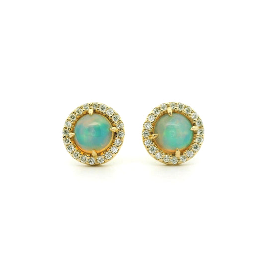 OP RD HALO ER 1.09/.24CT 18KY KC91100