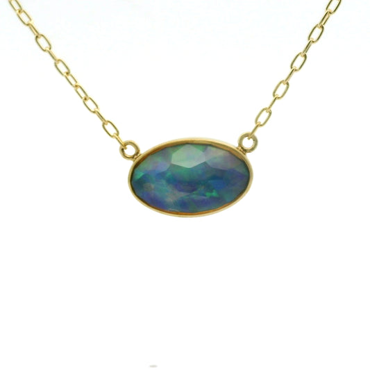 FAC OP OV BZL NK 5.62CT 18KY KC91950