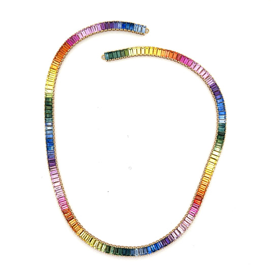 RW BG OMBRE NK W/ CH 21.42CT 18KY KC913500